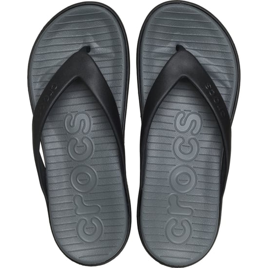 Crocs Coast Flip Polyurethan Herren Flip-Flops Schwarz/Schiefergrau - Image 5