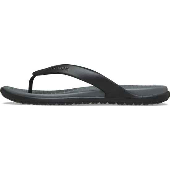 Crocs Coast Flip Polyurethan Herren Flip-Flops Schwarz/Schiefergrau - Image 6