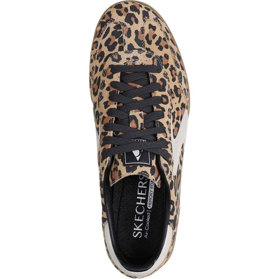 Skechers Hotshot - On The Prowl Hotshot - Auf Der Pirsch Leder Damen Leopard Sneakers - Image 3