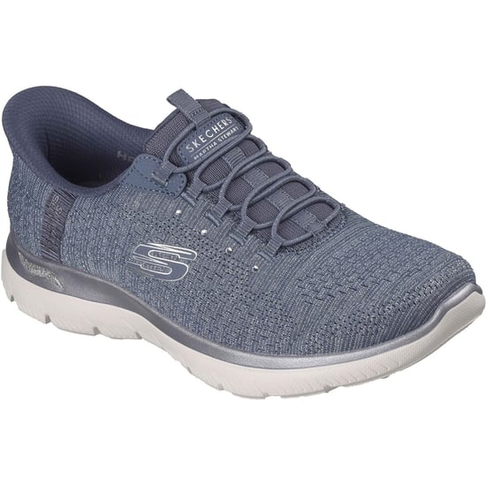 Skechers Arch Fit Summits - Soft Shimmer Textile Damen Schiefer Sneakers - Image 1