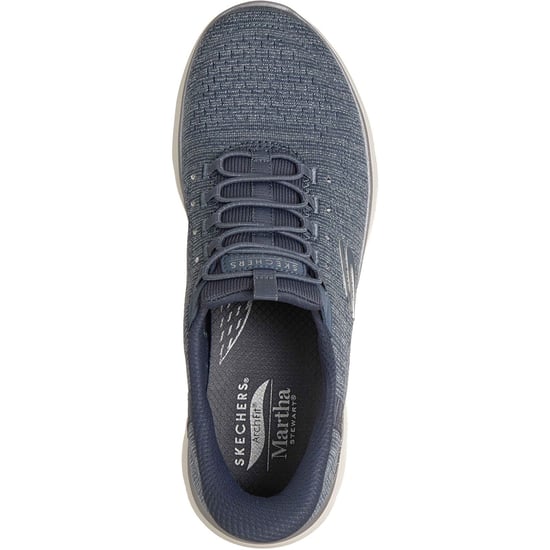 Skechers Arch Fit Summits - Soft Shimmer Textile Damen Schiefer Sneakers - Image 3