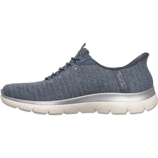 Skechers Arch Fit Summits - Soft Shimmer Textile Damen Schiefer Sneakers - Image 4