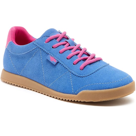 Rocket Dog Bertie Pella Textil Damen Blaue Sneakers - Image 1