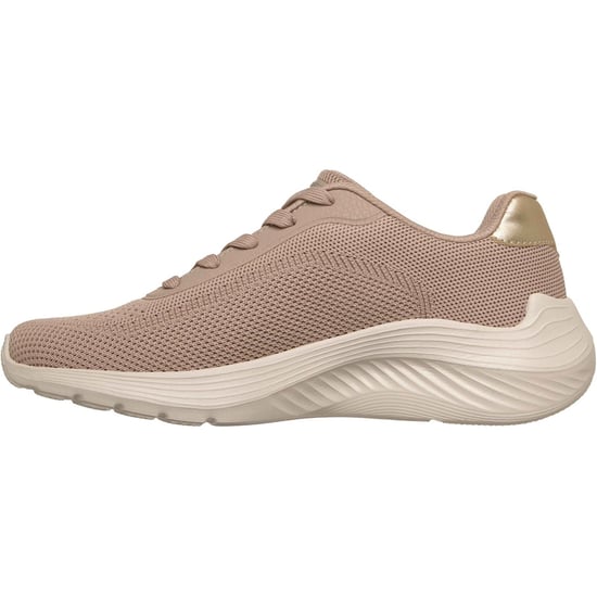 Skechers Bobs Squad Waves Aktuelle Look Textil Frauen Taupe Sneaker - Image 3