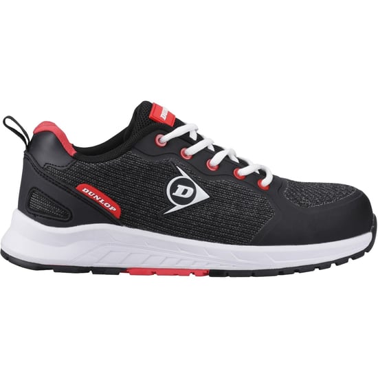 Dunlop T-Max Textil Sicherheitsschuhe für Herren Schwarz/Rot - Image 5