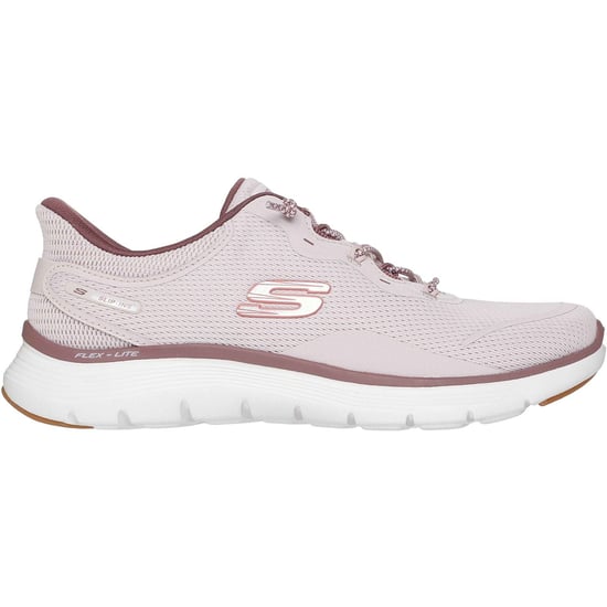 Skechers Flex Appeal 5.0 Easy Breezy Textil Damen Sneakers In Hellmaulbeere - Image 5