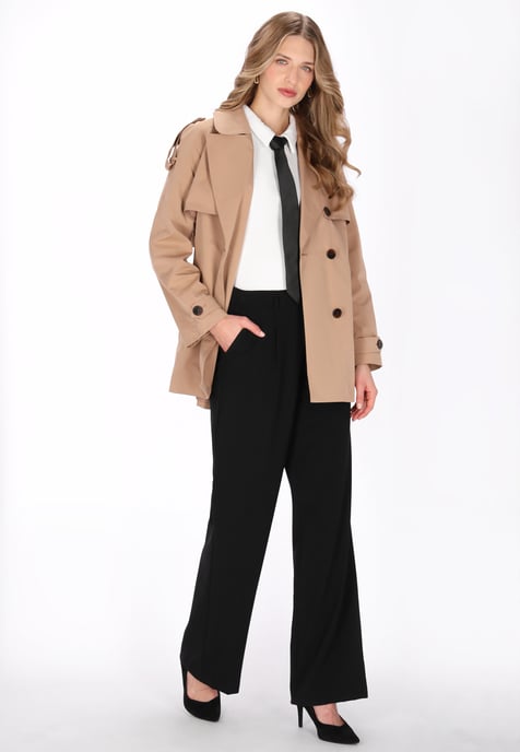 Dreimaster Mantel Frauen Sand - Image 2