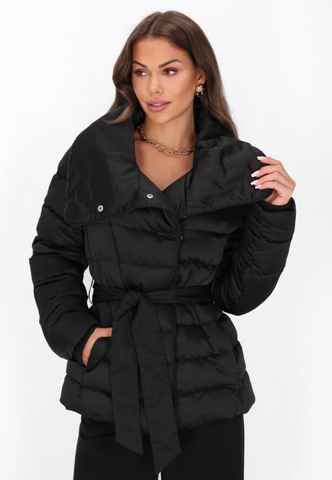 Faina Mantel Frauen Schwarz - Image 3