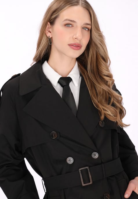 Dreimaster Mantel Frauen Schwarz - Image 5