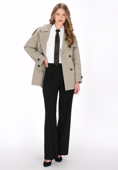 Dreimaster Mantel Frauen Olive - Image 2