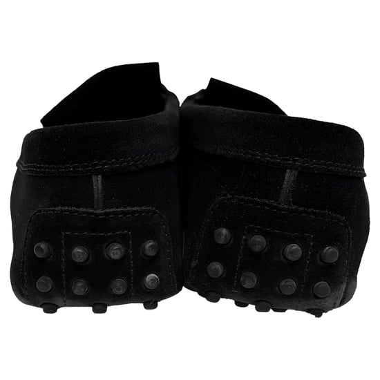 Tod's Fransen-Gommino-Autofahrerloafers aus schwarzem Wildleder - Image 3