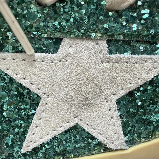 Golden Goose Superstar Abgenutzte Wildleder-gefütterte Sneaker in Grün Glitter - Image 6