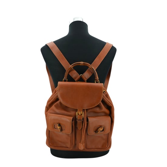 Gucci Lederrucksack Bambus - Image 2