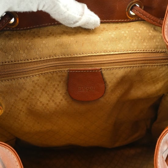 Gucci Lederrucksack Bambus - Image 5