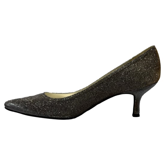 Stuart Weitzman Power 50 Spitzenzehen-Pumps in goldfarbenem Glitzer - Image 2