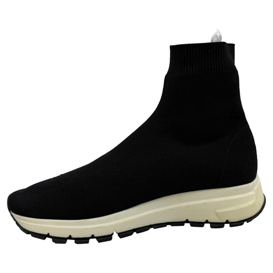 Prada Stricksocken-Sneaker aus schwarzem Polyester - Image 5