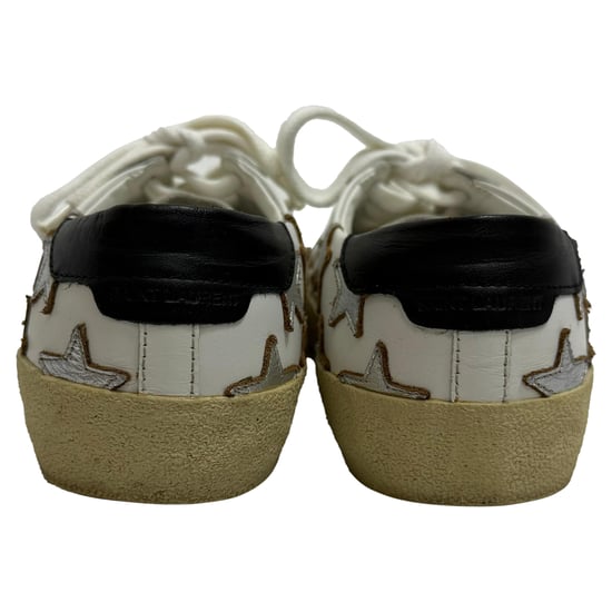 Saint Laurent SL/06 Star Nieder-top Sneaker aus weißem Kalbleder - Image 2