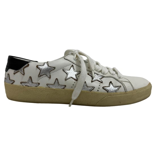 Saint Laurent SL/06 Star Nieder-top Sneaker aus weißem Kalbleder - Image 3