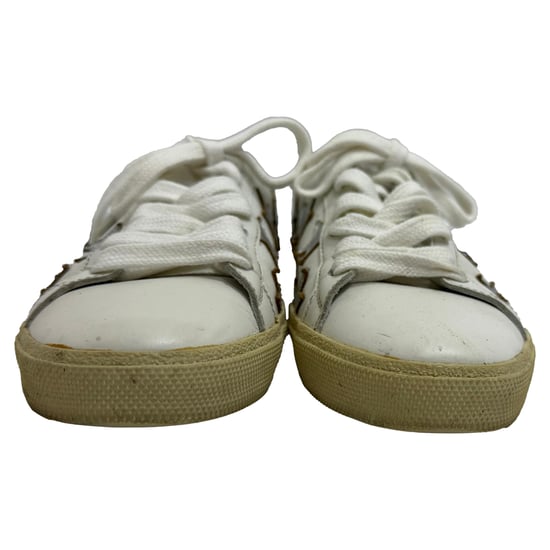 Saint Laurent SL/06 Star Nieder-top Sneaker aus weißem Kalbleder - Image 4