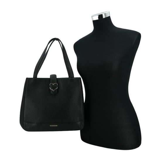 Yves Saint Laurent Leder-Tragetasche Herz-Tragetasche - Image 2
