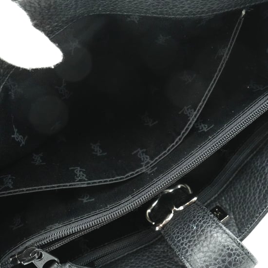 Yves Saint Laurent Leder-Tragetasche Herz-Tragetasche - Image 4