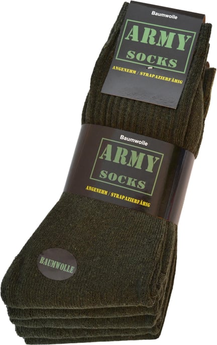normani 10 Paar Outdoor-Socken ARMY - Image 2