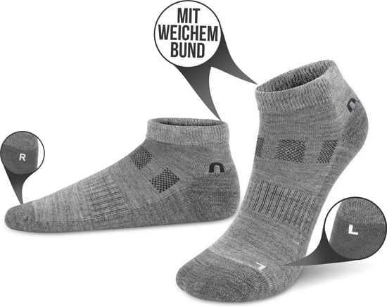 normani 2 Paar Merino-Sneakersocken Timaru - Image 3