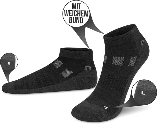 normani 2 Paar Merino-Sneakersocken Timaru - Image 3