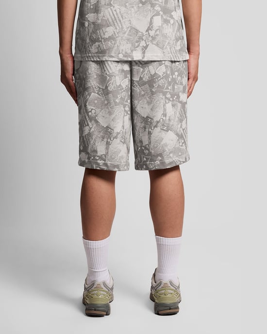 Industrielle Grafik-Sweatshorts - Image 4