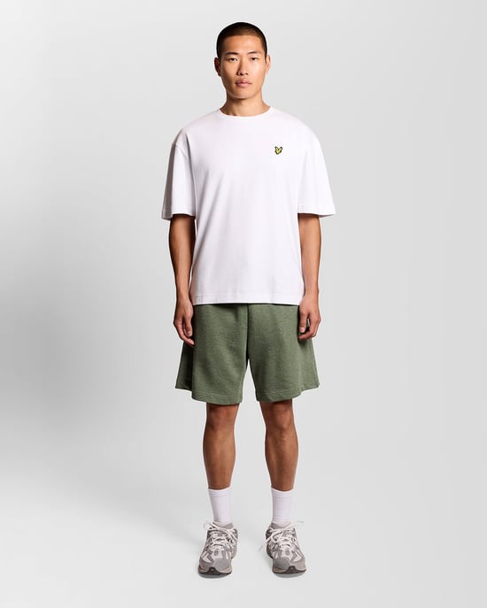 Baumwoll-Marl Sweatshorts - Image 1