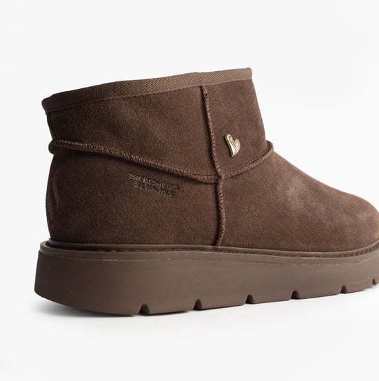 Skechers 167848/choc Keepsakes Cozy - Cozy Mini Damenstiefel Schokolade - Image 6