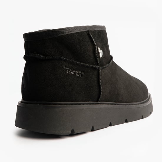 Skechers 167848/bbk Keepsakes Cozy - Gemütliche Mini-Damenstiefel Schwarz - Image 4