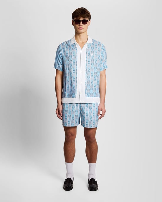 Kurzarm-Blumen-Graphik-Shirt - Image 2