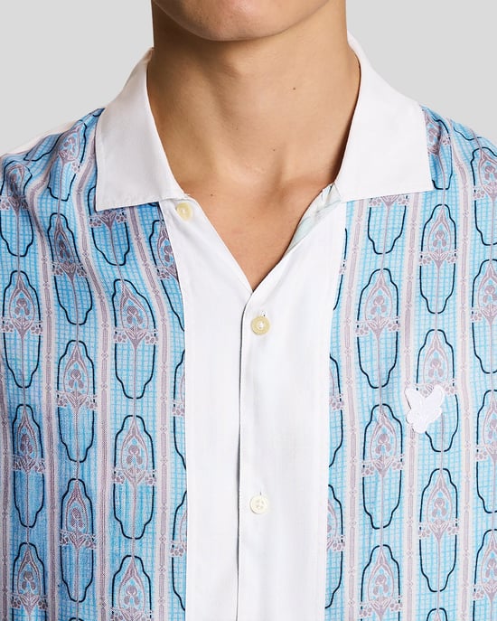 Kurzarm-Blumen-Graphik-Shirt - Image 3