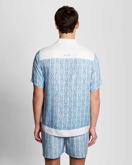 Kurzarm-Blumen-Graphik-Shirt - Image 4