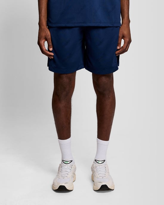 Sportliche Shorts mit geprägtem Logo - Image 2