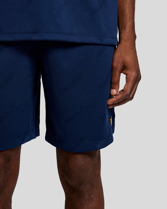 Sportliche Shorts mit geprägtem Logo - Image 3