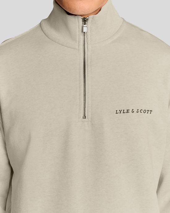 Schwergewichts-Skript 1/4-Zip Sweatshirt - Image 3