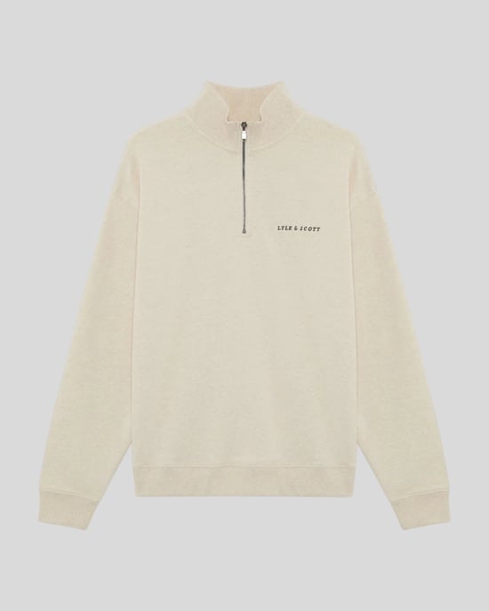 Schwergewichts-Skript 1/4-Zip Sweatshirt - Image 5