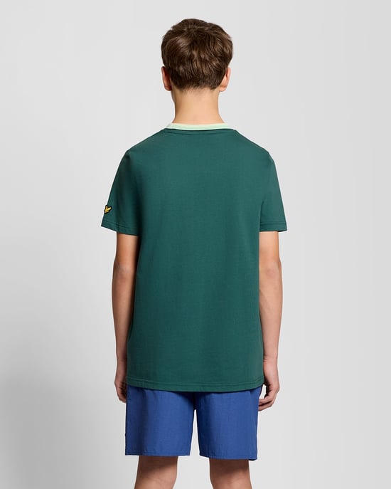 T-Shirt mit Logo und umgeschlagenem Kragen - Image 4