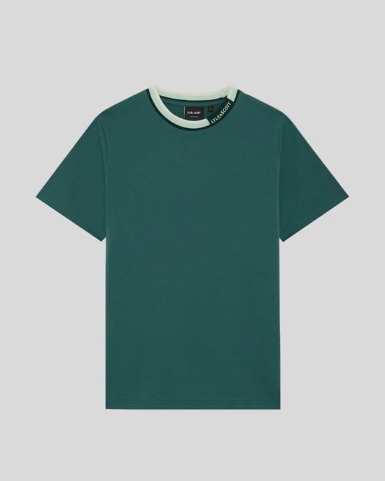 T-Shirt mit Logo und umgeschlagenem Kragen - Image 5
