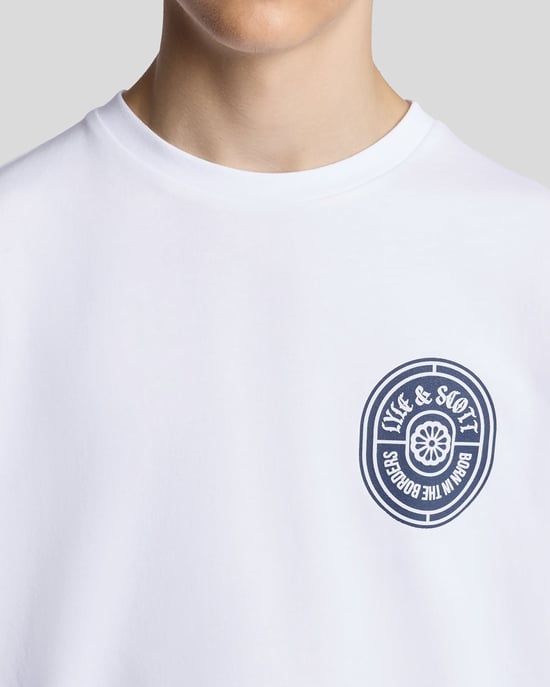 Grafik-Abzeichen Baumwoll-T-Shirt - Image 3