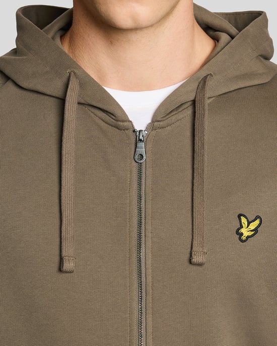 Loopback Baumwolle Vollzip Hoodie - Image 3