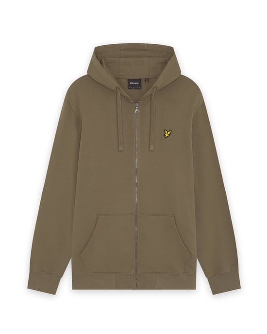 Loopback Baumwolle Vollzip Hoodie - Image 5