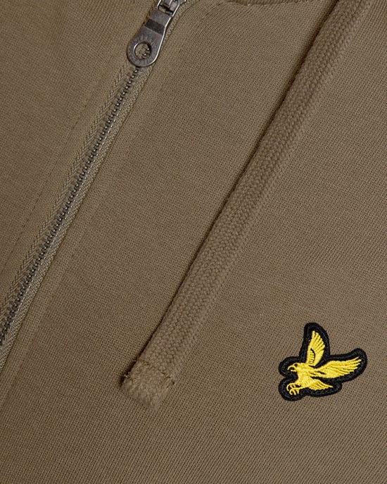 Loopback Baumwolle Vollzip Hoodie - Image 6