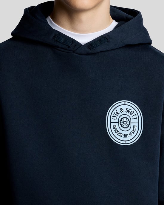 Grafik-Emblem Baumwoll-Hoodie - Image 3