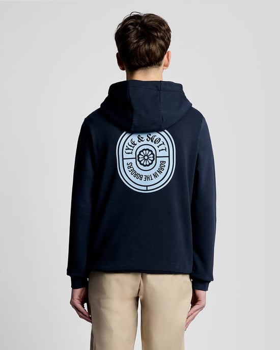 Grafik-Emblem Baumwoll-Hoodie - Image 4
