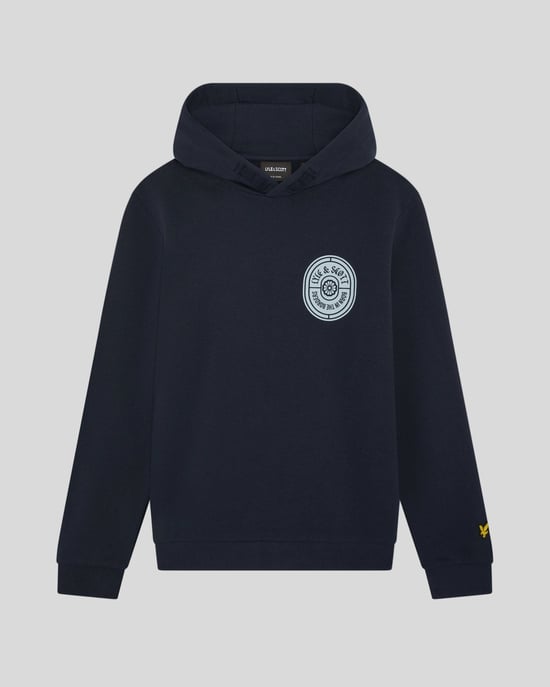 Grafik-Emblem Baumwoll-Hoodie - Image 6