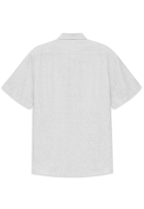 Bugatti Herren Kurzarm-Hemd Modern Fit aus Leinen mit Button-Down-Kragen - Image 4