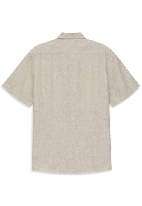 Bugatti Herren Kurzarm-Hemd Modern Fit aus Leinen mit Button-Down-Kragen - Image 4